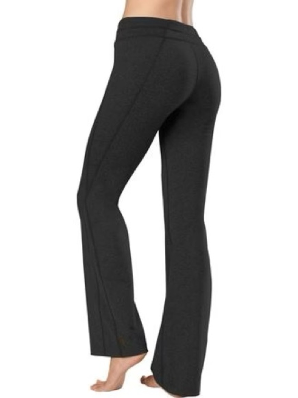 Lucy Hatha black flare leg lounge pants size medium
